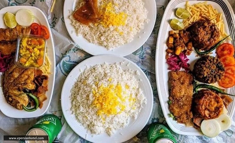غذاهای محلی رستوران حاج غفور قشم
